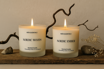 Nordic Ember | Duftlys | Oud, Salt & Salvie